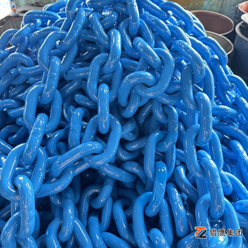 高强度G3级合金钢船用锚链20年防锈镀锌处理