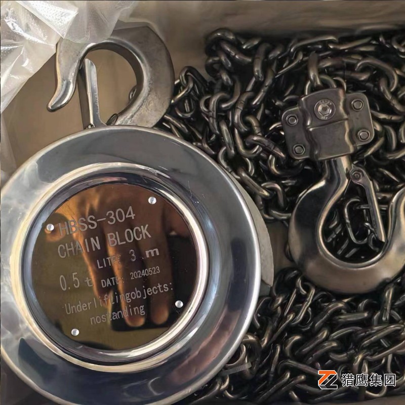 成功使用不锈钢手拉葫芦进行重型机械维护